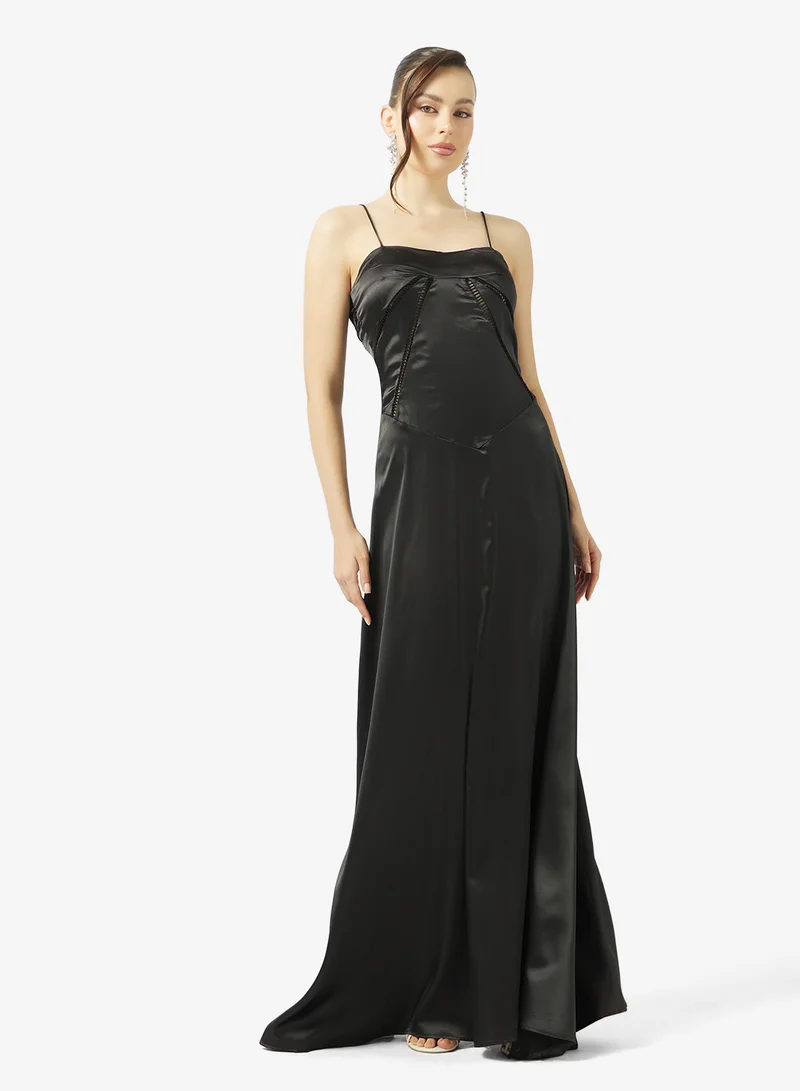 Ginger Strappy A Line Slip Dress